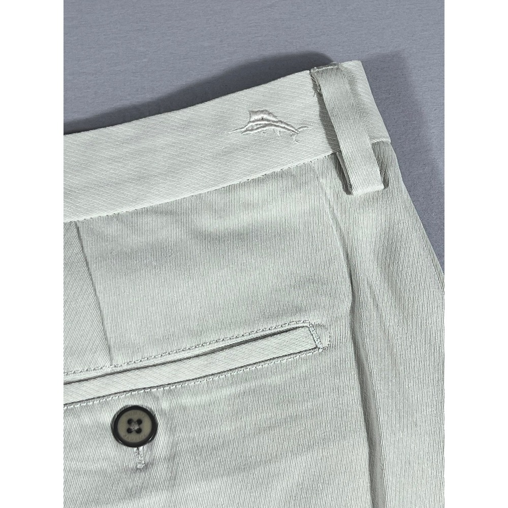 Tommy Bahama Men's Silk Cotton Boracay Flat Front Pants Khaki Beige 42x30 NWT - Picture 9 of 14